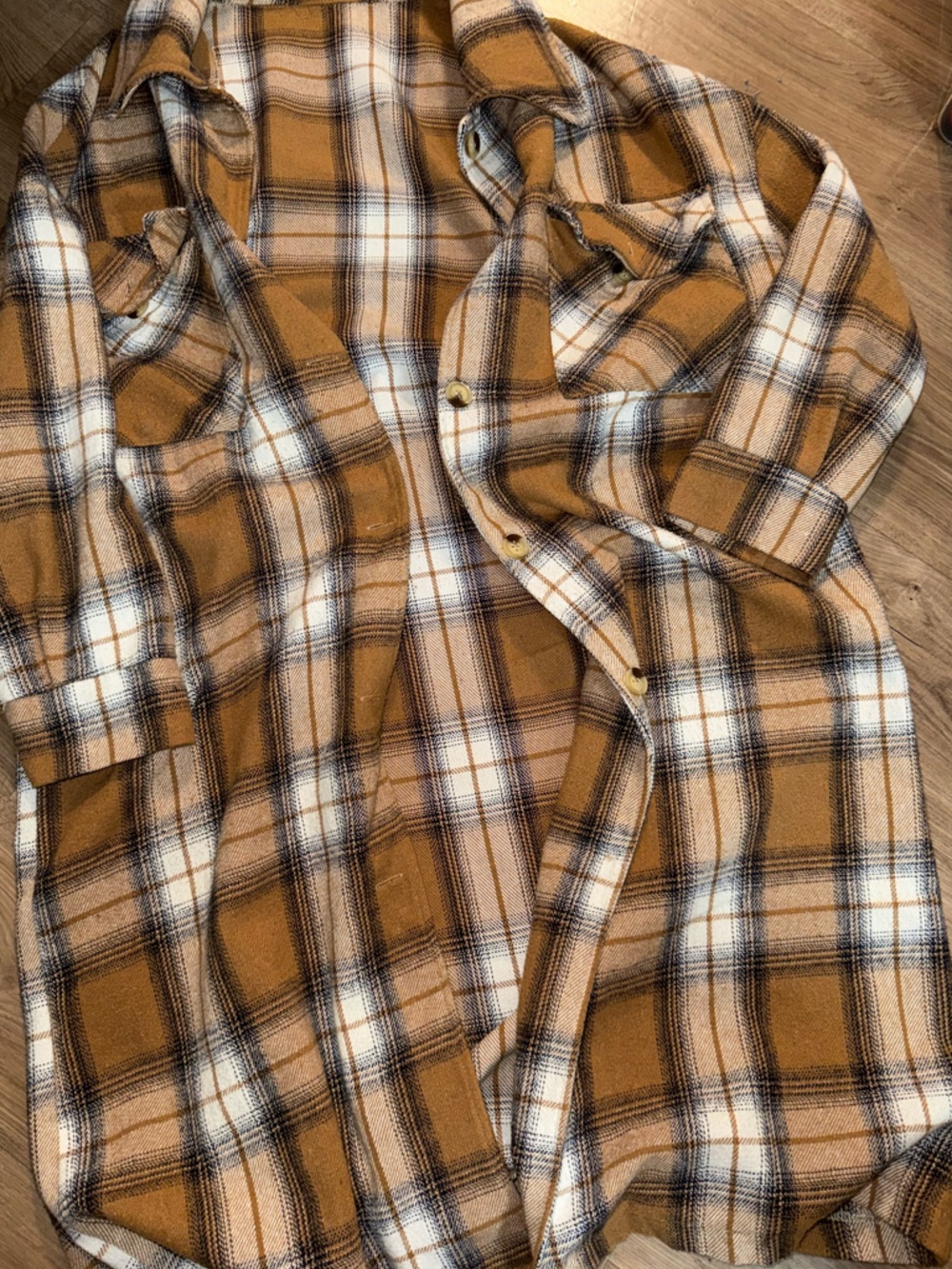 Long Plaid jacket - Picture 8 of 12